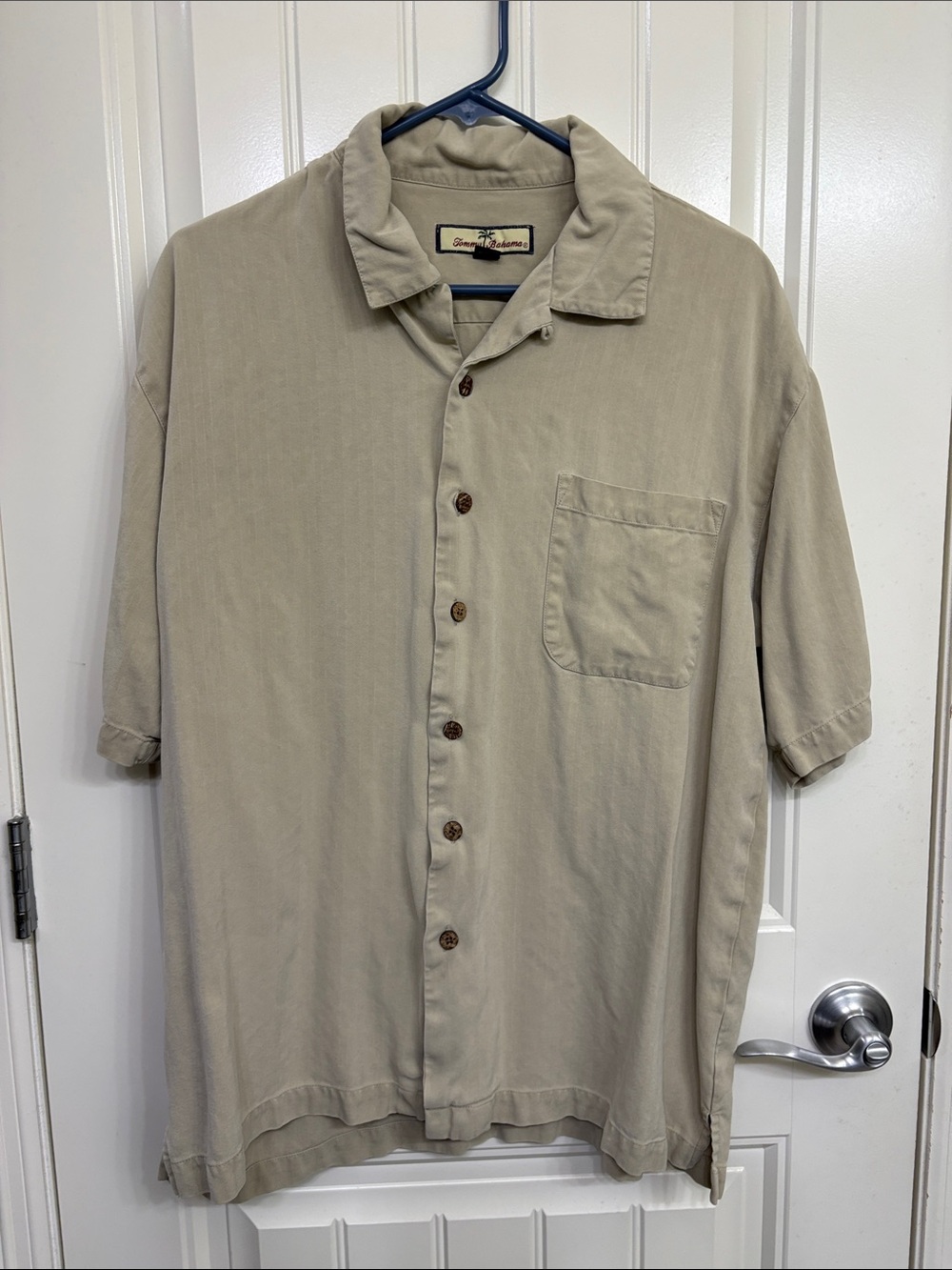 Tommy Bahama Silk Sandstone Short-Sleeve Button-Down Shirt